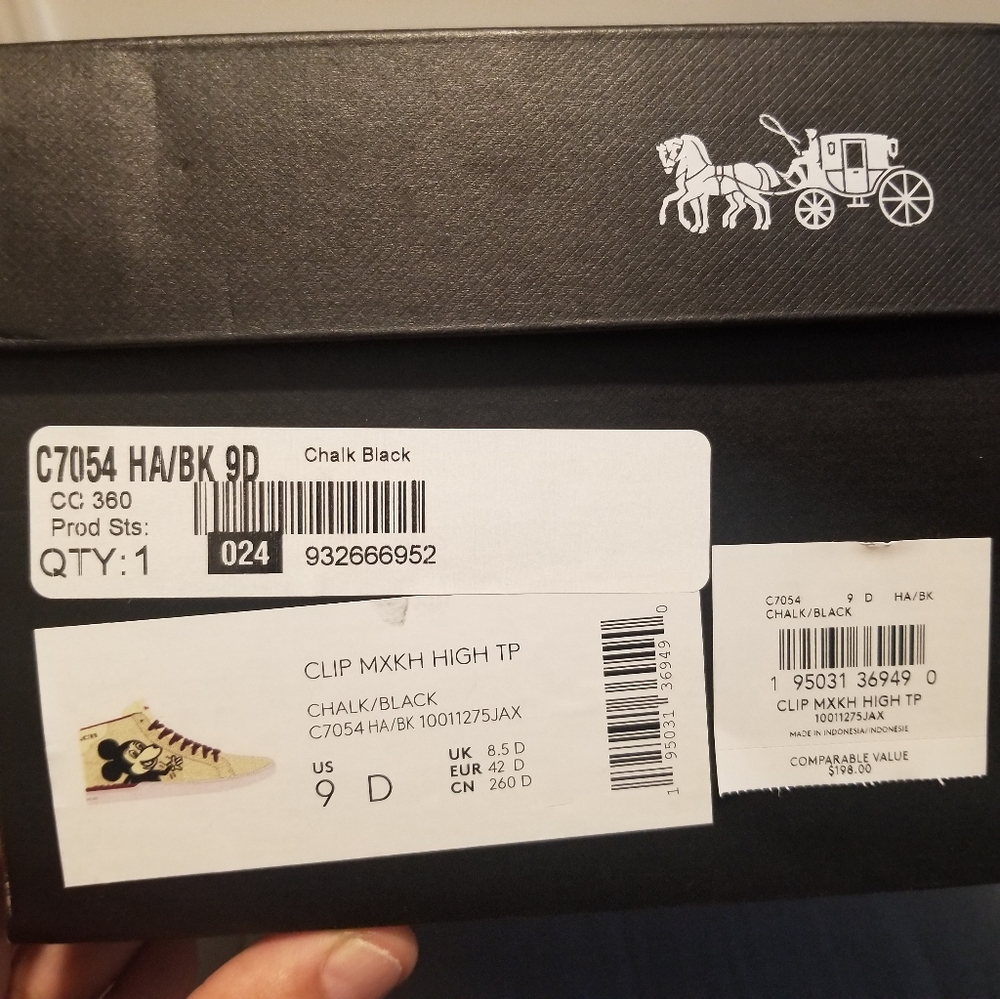 Coach Disney Mickey X Keith Haring Sneakers - Picture 4 of 7